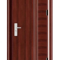 Cửa thép vân gỗ 1 cánh – Mẫu cửa thông phòng QB002