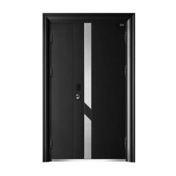 Cửa nhôm đúc nguyên khối 2 cánh lệch mẫu hiện đại đẹp LM 647