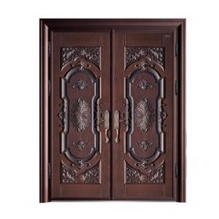 Cửa nhôm đúc nguyên khối 2 cánh lệch dập huỳnh đẹp LM 692