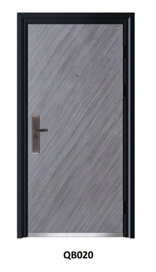 Cửa thép vân gỗ 1 cánh – Mẫu cửa thông phòng QB020