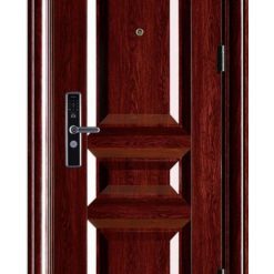Cửa thép vân gỗ 1 cánh – Mẫu cửa thông phòng QB036