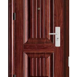 Cửa thép vân gỗ 1 cánh – Mẫu cửa thông phòng QB038