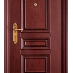 Cửa thép vân gỗ 1 cánh – Mẫu cửa thông phòng QB006