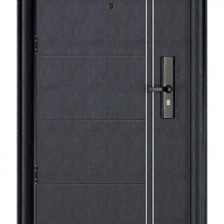 Cửa thép vân gỗ 1 cánh – Mẫu cửa thông phòng QB008